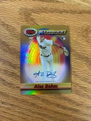 Alec Bohm [Gold Refractor] #FA-AB Baseball Cards 2021 Topps Finest Autographs Prices