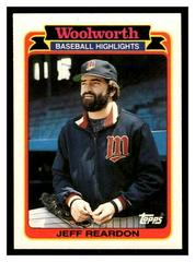 Jeff Reardon #17 Baseball Cards 1989 Topps Woolworth Baseball Highlights Prices