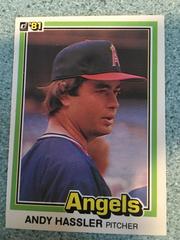 Andy Hassler #581 Baseball Cards 1981 Donruss Prices