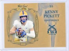 Kenny Pickett [Black Gold] #SG-9 Football Cards 2022 Wild Card Matte Smoking Guns Prices