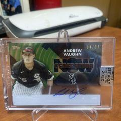 Andrew Vaughn [Black] Baseball Cards 2022 Topps Clearly Authentic Generation Now Autographs Prices