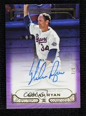Nolan Ryan [Purple] #DIA-NR Baseball Cards 2023 Topps Definitive Defining Images Autograph Collection Prices