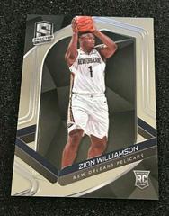 Zion Williamson [SP] #109 Basketball Cards 2019 Panini Spectra Prices