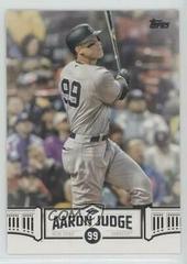 Aaron Judge #AJ-2 Baseball Cards 2018 Topps Aaron Judge Highlights Prices
