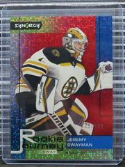 Jeremy Swayman [Red] Hockey Cards 2021 Upper Deck Synergy Rookie Journey Away Prices