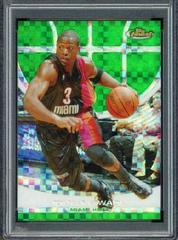Dwyane Wade [Green X Fractor] #96 Basketball Cards 2005 Finest Prices