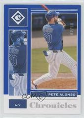 Pete Alonso [Blue] #36 Baseball Cards 2021 Panini Chronicles Prices