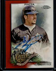 Mike Piazza [Orange] #AGA-MP Baseball Cards 2022 Topps Allen & Ginter Chrome Autographs Prices