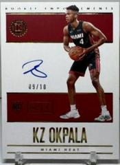 KZ Okpala [Autograph Gold] Basketball Cards 2019 Panini Encased Prices