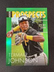 Termarr Johnson [Green] Baseball Cards 2023 Bowman Modern Prospects Prices