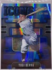 Yogi Berra [Spectrum Blue] #I-2 Baseball Cards 2021 Panini Absolute Icons Prices