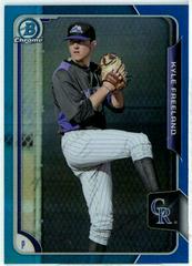 Kyle Freeland [Blue Refractor] #BCP187 Baseball Cards 2015 Bowman Chrome Prospects Prices