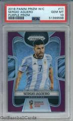 Sergio Aguero [Purple Prizm] Soccer Cards 2018 Panini Prizm World Cup Prices