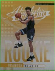 Brandon Clarke #19 Basketball Cards 2019 Panini Absolute Memorabilia Rookies Yellow Prices