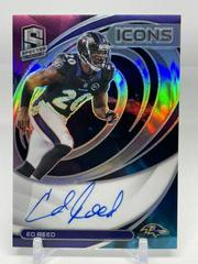 Ed Reed [Nebula] #ICN-ERE Football Cards 2022 Panini Spectra Icons Autographs Prices