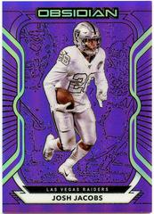 Josh Jacobs [Electric Etch Purple Flood] #22 Football Cards 2020 Panini Obsidian Prices