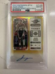 Jalen Green [Gold] #3 Basketball Cards 2022 Panini Contenders Optic Veteran Ticket Autograph Prices