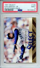 Ken Griffey Jr. [Registered Gold] #145 Baseball Cards 1997 Select Prices