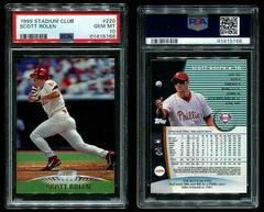 Scott Rolen #220 Baseball Cards 1999 Stadium Club Prices