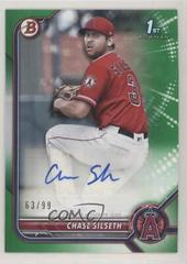 Chase Silseth [Green] #PPA-CS Baseball Cards 2022 Bowman Paper Prospect Autographs Prices