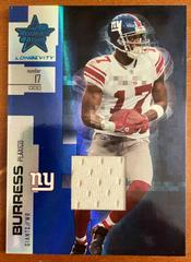 Plaxico Burress [Material Sapphire] Football Cards 2007 Leaf Rookies & Stars Longevity Prices