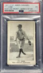 Ty Cobb Baseball Cards 1921 E121 American Caramel Series of 80 Prices