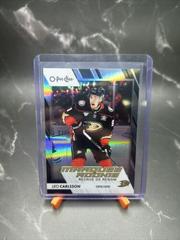 Leo Carlsson [Black Rainbow] #599 Hockey Cards 2023 O-Pee-Chee Prices