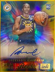 Bennedict Mathurin [Hyper Gold] Basketball Cards 2022 Panini Hoops Rookie Ink Autographs Prices