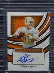 Peyton Manning [Ruby] #GS-PMA Football Cards 2022 Panini Immaculate Collegiate All Time Greats Signatures Prices