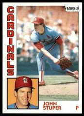 John Stuper #49 Baseball Cards 1984 Topps Nestle Prices