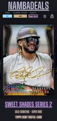 Fernando Tatis Jr. [Gold] #SS-2 Baseball Cards 2022 Topps Sweet Shades Prices