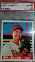 Randy Johnson #86 Baseball Cards 2007 Upper Deck Goudey Prices