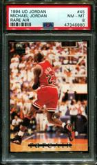 Michael Jordan #45 Basketball Cards 1994 Upper Deck MJ Rare Air Prices