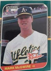 Mark McGwire Baseball Cards 1987 Donruss Rookies Prices