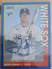 Gavin Sheets [Blue] #AS-GS Baseball Cards 2022 Topps Archives Snapshots Autographs Prices
