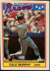Dale Murphy [Tiffany] #52 Baseball Cards 1988 Topps American Prices