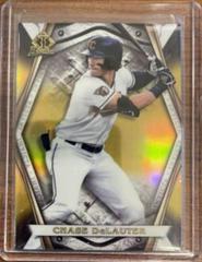 Chase DeLauter [Gold] Baseball Cards 2022 Bowman Draft Invicta Prices