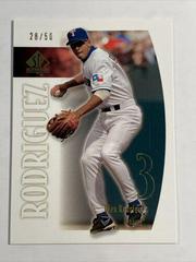 Alex Rodriguez [SP Limited Gold] Baseball Cards 2002 SP Authentic Prices