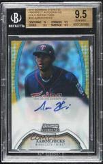 Aaron Ashby [Gold Refractor] #AA Baseball Cards 2020 Bowman Sterling Prospect Autographs Prices