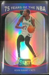 Kevin Durant Basketball Cards 2021 Panini Select 75 Years of the NBA Prices