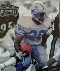 Barry Sanders #138 Football Cards 1992 Playoff Prices