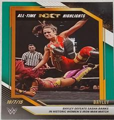 Bayley [Green] #17 Wrestling Cards 2022 Panini NXT WWE All Time Highlights Prices