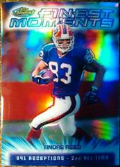 Andre Reed [Refractor] #FM15 Football Cards 2000 Topps Finest Moments Prices