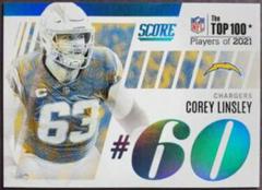 Corey Linsley #T60 Football Cards 2022 Panini Score Top 100 Prices