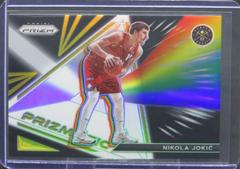 Nikola Jokic [Gold Prizm] #28 Basketball Cards 2021 Panini Prizm Prizmatic Prices