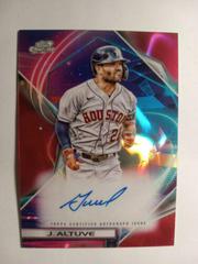 Jose Altuve [Red Flare] Baseball Cards 2022 Topps Cosmic Chrome Autographs Prices