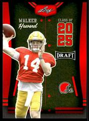 Walker Howard [Red] #86 Football Cards 2023 Leaf Draft Prices