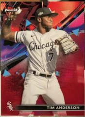 Tim Anderson [Red Refractor] #105 Baseball Cards 2021 Topps Finest Prices