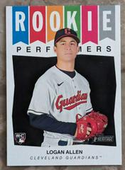 Logan Allen Baseball Cards 2023 Topps Heritage Rookie Performers Prices