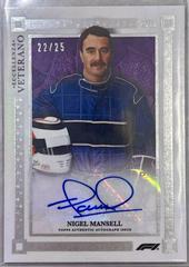 Nigel Mansell [Purple] Racing Cards 2023 Topps Eccellenza Formula 1 Veterano Autographs Prices